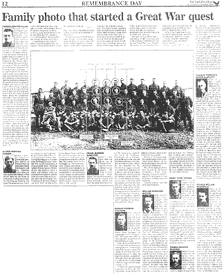 Article in 'The Independent', 11 November 2000 - click to see readable image (348 KB)